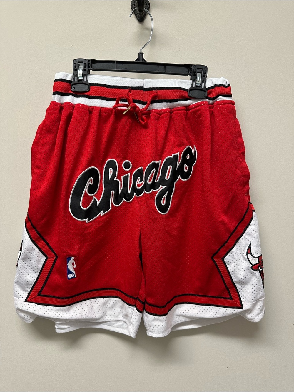 Just Don Chicago Red & White Men's Basketball Shorts